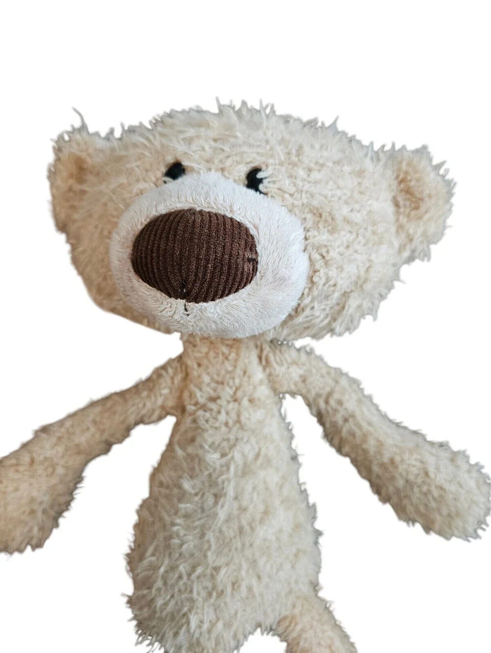 Gund Toothpick Teddy Bear Plush Tan Floppy Stuffed Animal Toy 16”